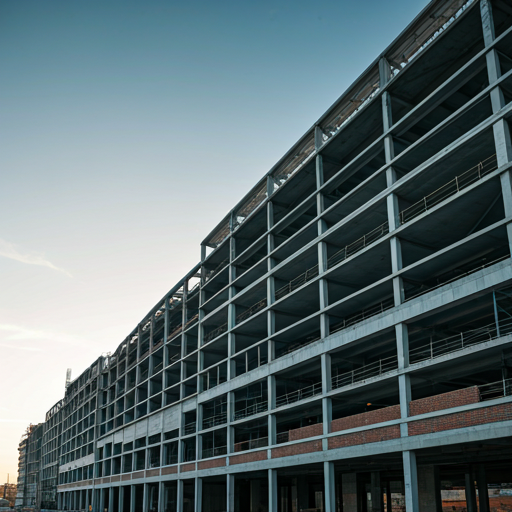 Chicago commercial building under construction